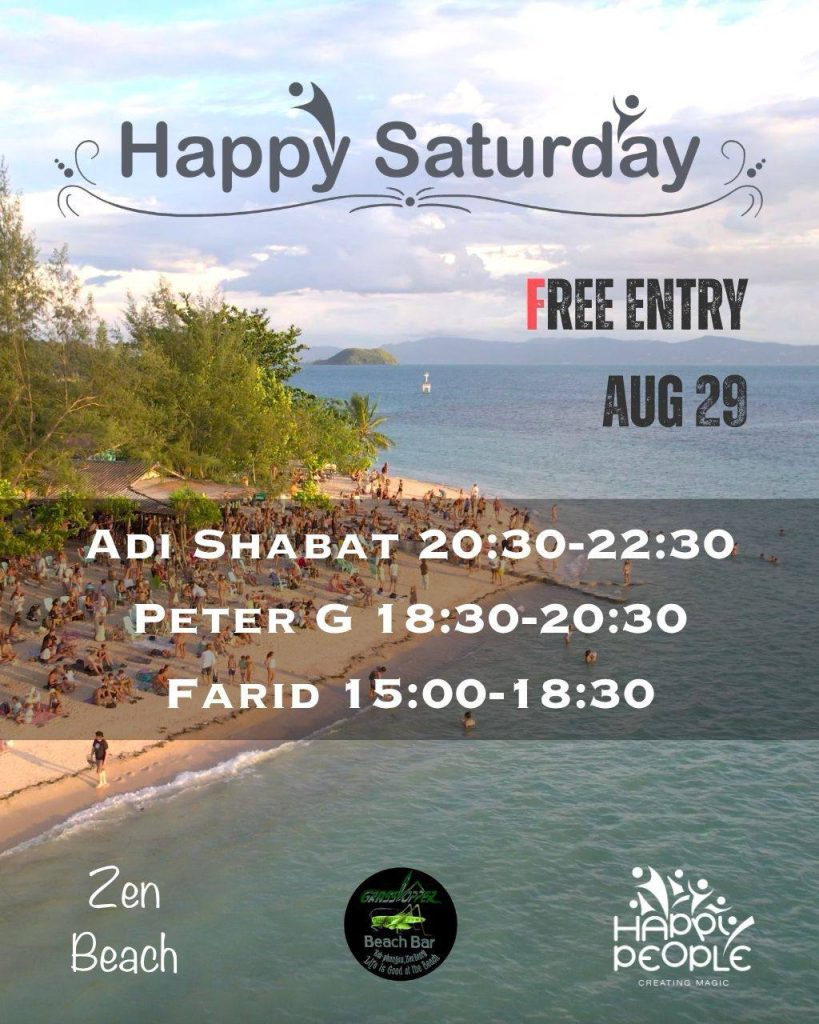 Happy Saturday at Zen Beach