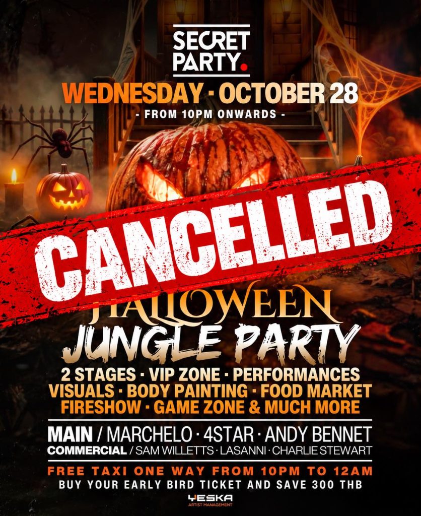 Season Closing Halloween Party at Secret Party