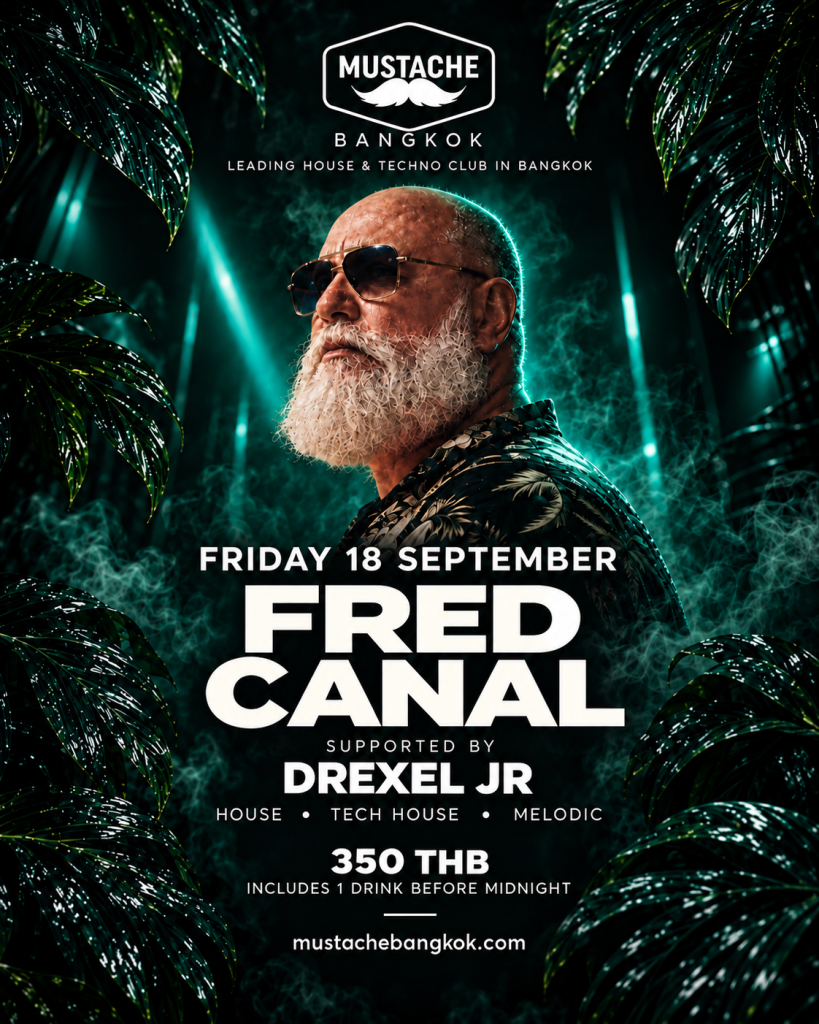 Fred Canal supported by Drexel JR at Mustache Bangkok