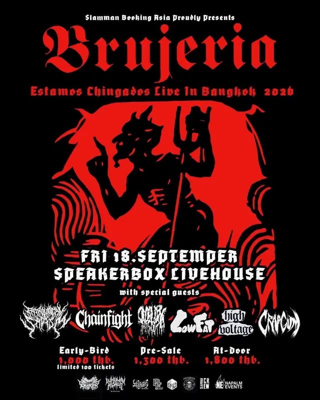 Brujeria – Estamos Chingados Live In Bangkok 2026