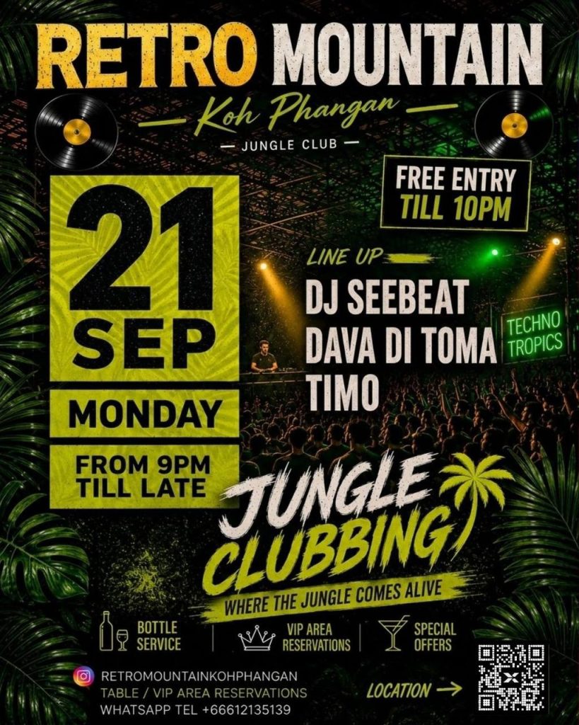 JUNGLE CLUBBING at Retro Mountain
