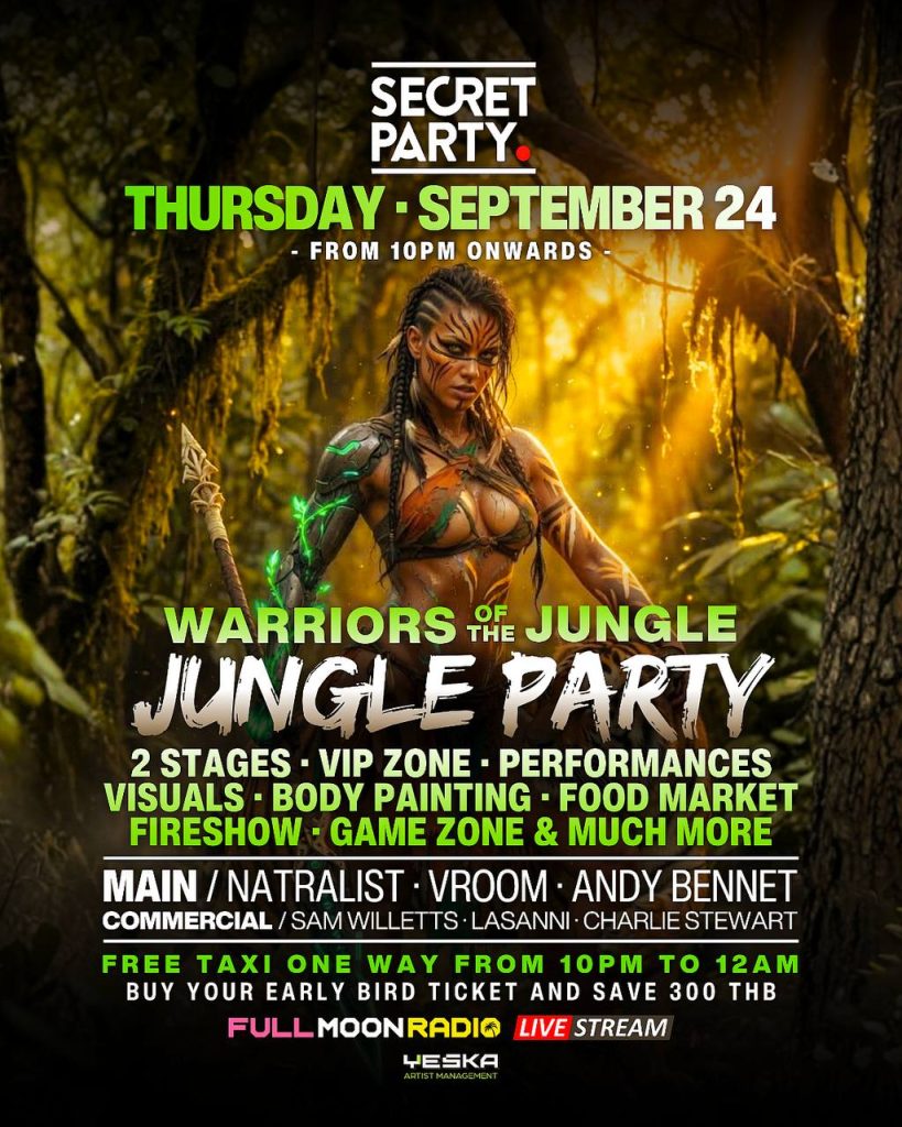 Warriors of the Jungle Party at Secret Party