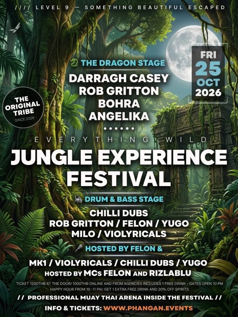 Jungle Experience Koh Phangan Sunday, 25 October 2026