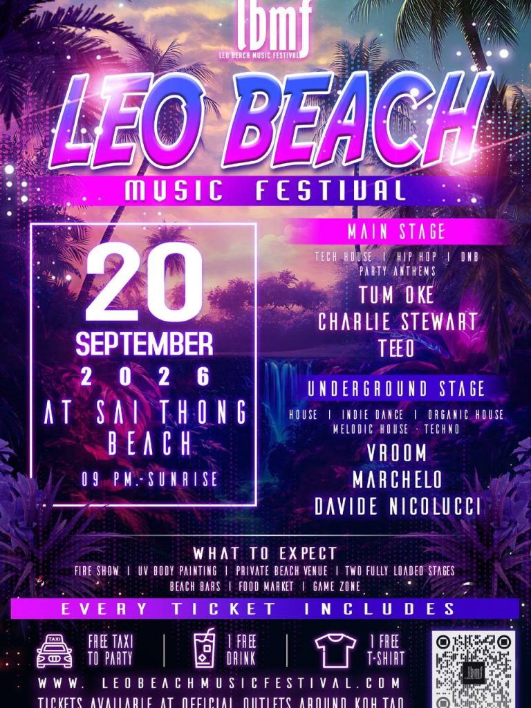 Leo Beach Music Festival at Sai Thong Beach