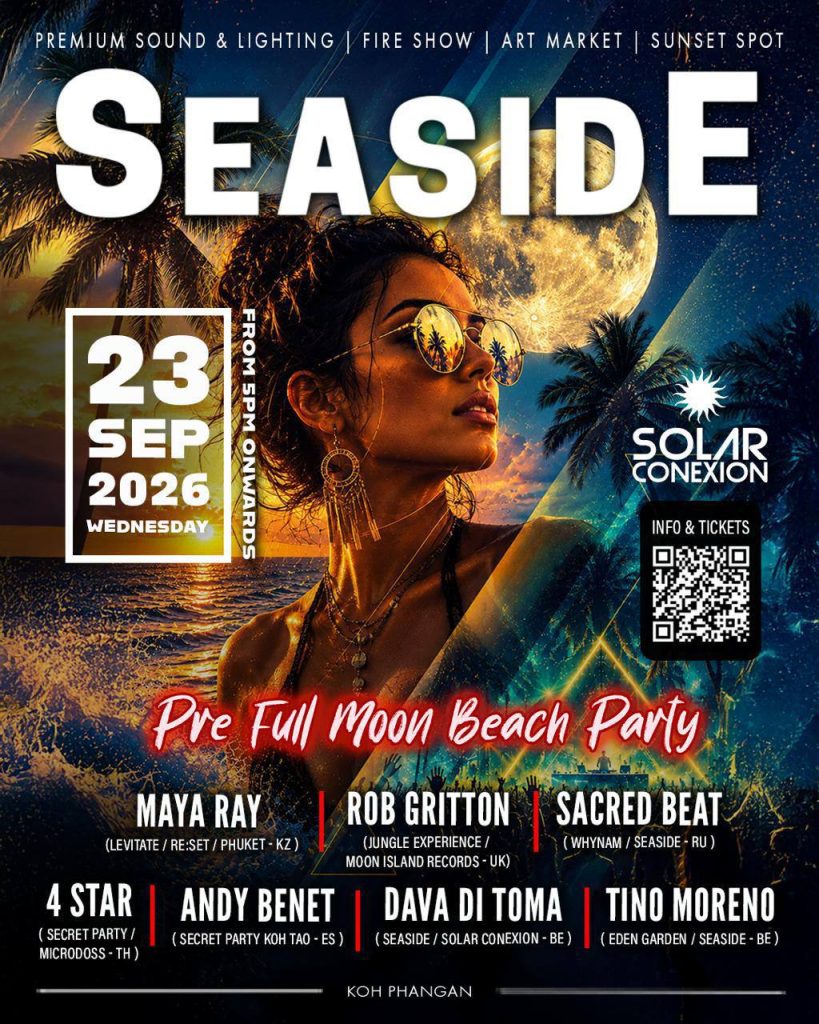 SEASIDE Pre Full Moon Beach Party