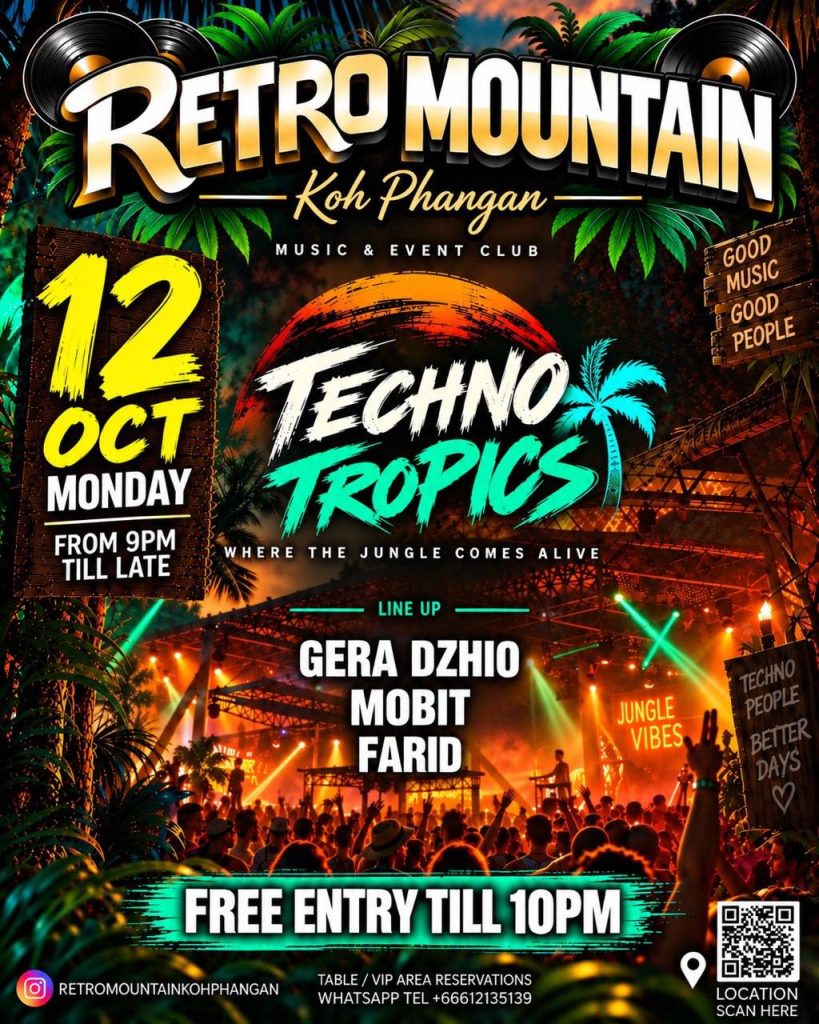 TECHNO TROPICS at Retro Mountain