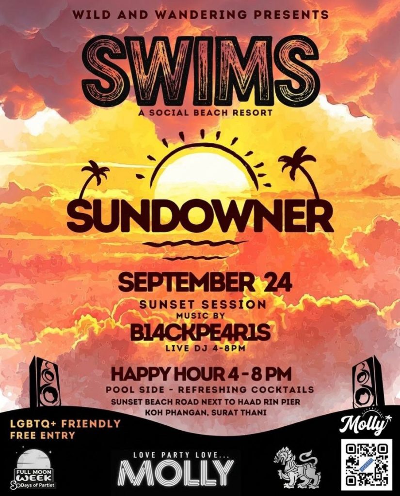 SUNDOWNER Sunset Session at Swims A Social Beach Resort