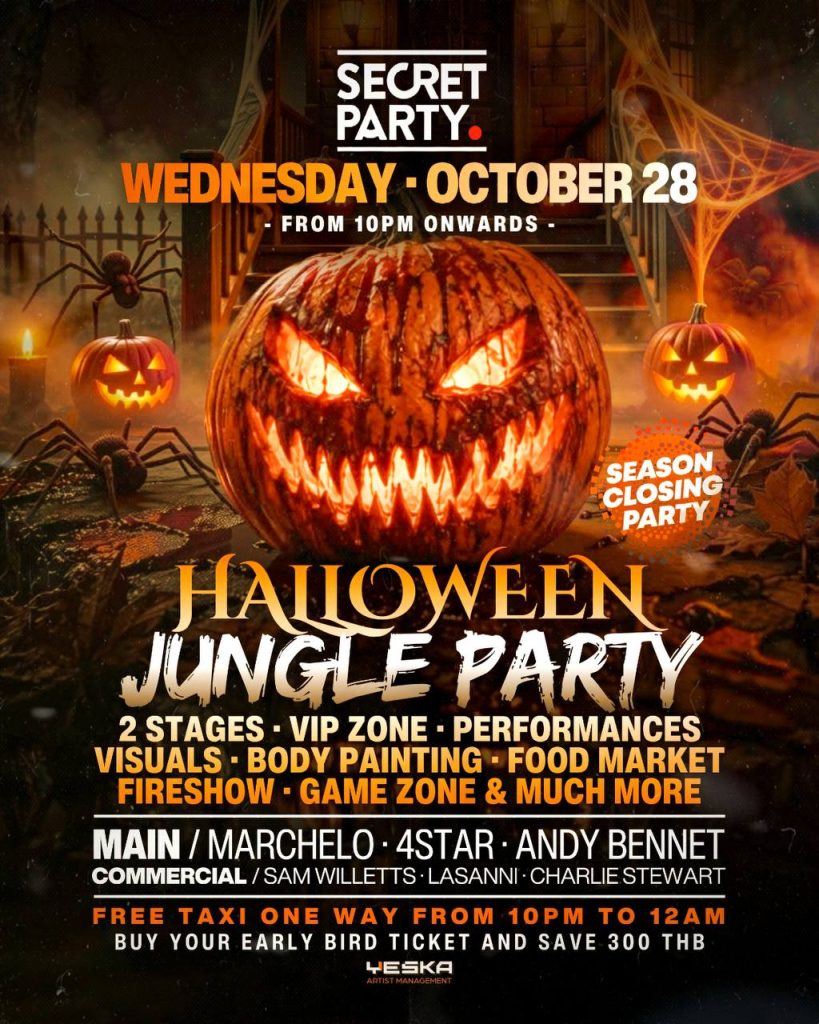 Season Closing Halloween Party at Secret Party