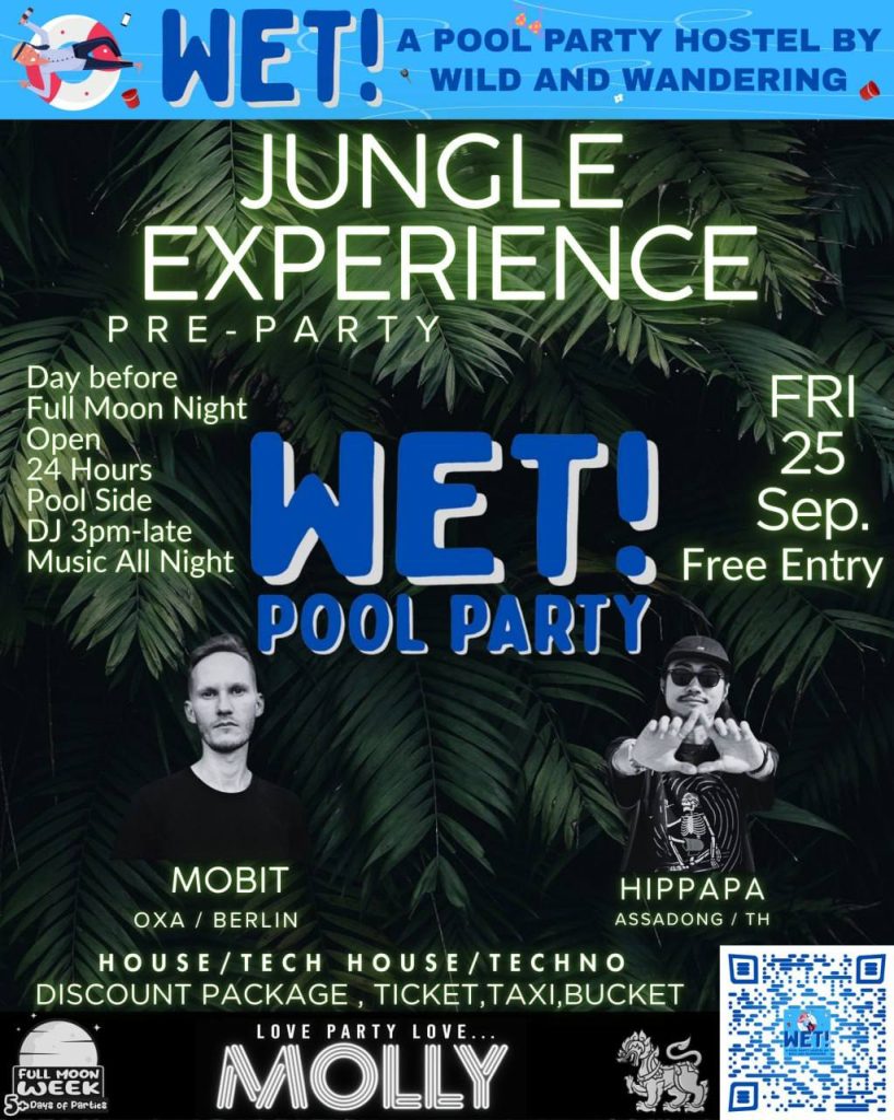 Jungle Experience Pre-Party WET! Pool Party