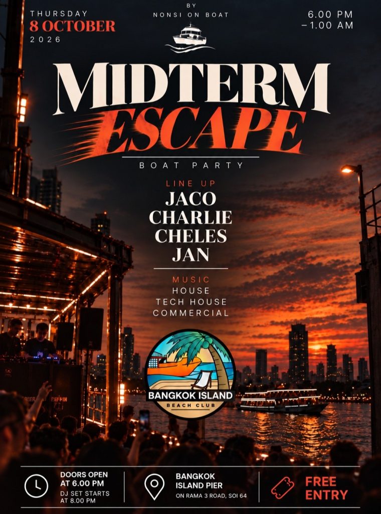 Midterm Escape Boat Party
