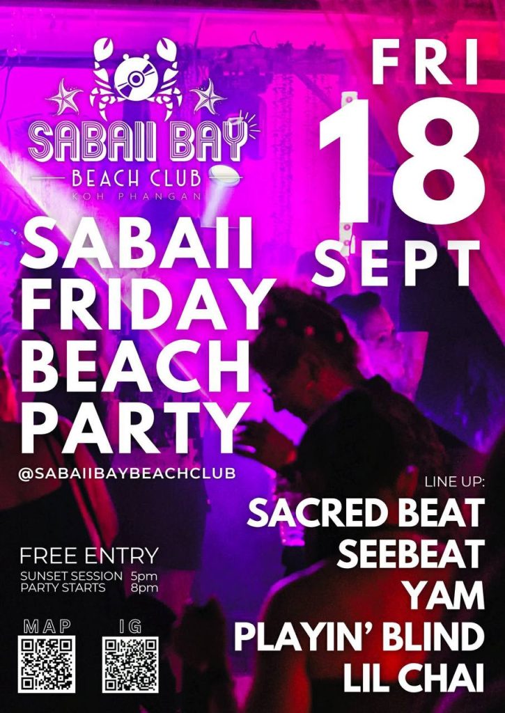 Sabaii Friday Beach Party