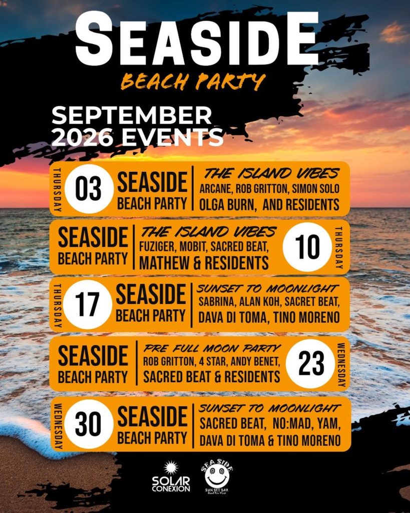Seaside Beach Party – Pre Full Moon Party