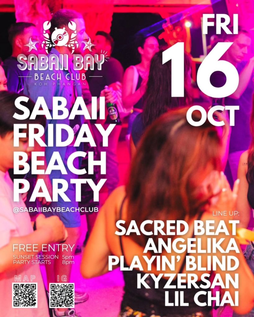 SABAII FRIDAY BEACH PARTY