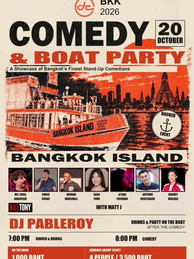 Comedy & Boat Party